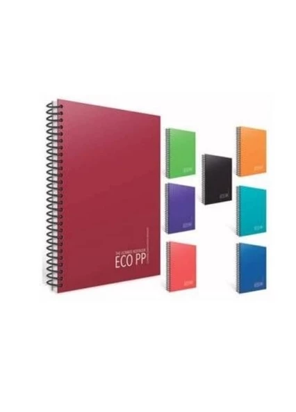 GIPTA EKO PP KAPAK DEFTER A6 60 YAPRAK TELİİ KARELİ