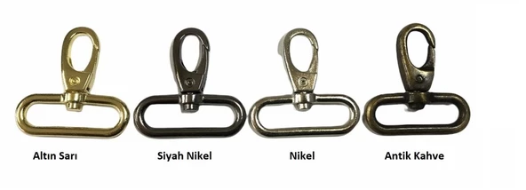 Papağan Anahtarlık Kancası 3 cm 2 Adet Deri Hobi Malzemesi - Resim 3