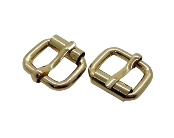 Makaralı Dilli Ayar Tokası 2 cm 2 Adet (Leathercraft, Deri Hobi) - 4