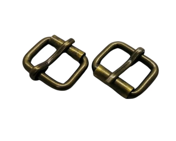 Makaralı Dilli Ayar Tokası 2 cm 2 Adet (Leathercraft, Deri Hobi) - 5