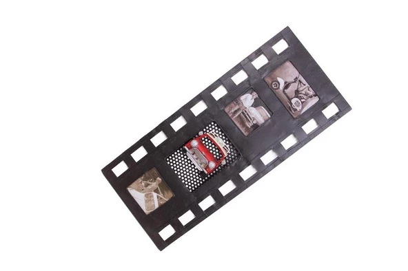 Dekoratif Metal Çerçeve Film Şeridi Temalı Dörtlü - 2