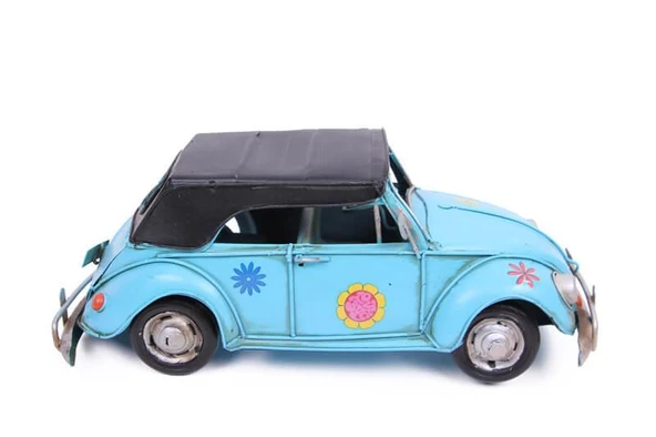 Dekoratif Metal Araba Vintage Ev Ofis Hediyelik - 5