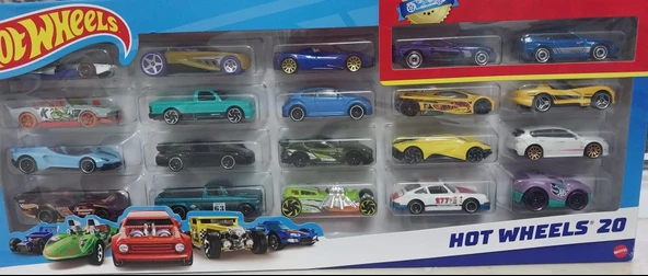 Hot Wheels Yirmili Araba Seti, 3 yaş ve üzeri, H7045 TOYOTA SUPRA - PORSCHE 911 VS - 2
