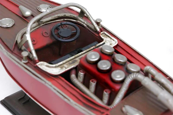 Metal Hız Botu Biblo Dekoratif Hediyelik - Resim 4