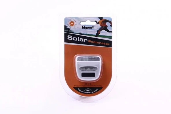 Solar Adımsayar Pedometre Dijital Ekranlı - 3