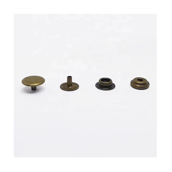 Metal ÇıtÇıt 61 no Standart 10 Adet (Leathercraft, Deri Hobi) - 12