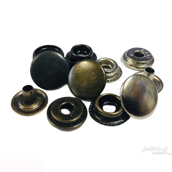 Metal ÇıtÇıt 61 no Standart 10 Adet (Leathercraft, Deri Hobi) - 2