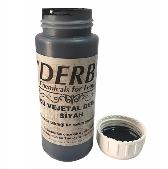 Derby Vejetal Vaketa Deri için Örtücü Boya 100ml (Leathercraft, Deri Hobi) - 12