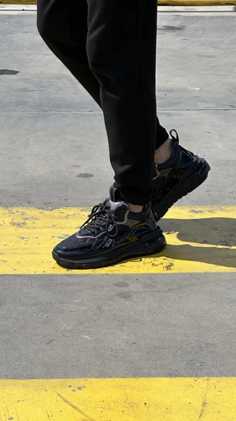 GUJA 563 Siyah Erkek Sneaker Ayakkabı - 2