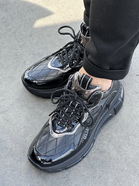 GUJA 563 Siyah Erkek Sneaker Ayakkabı - 4