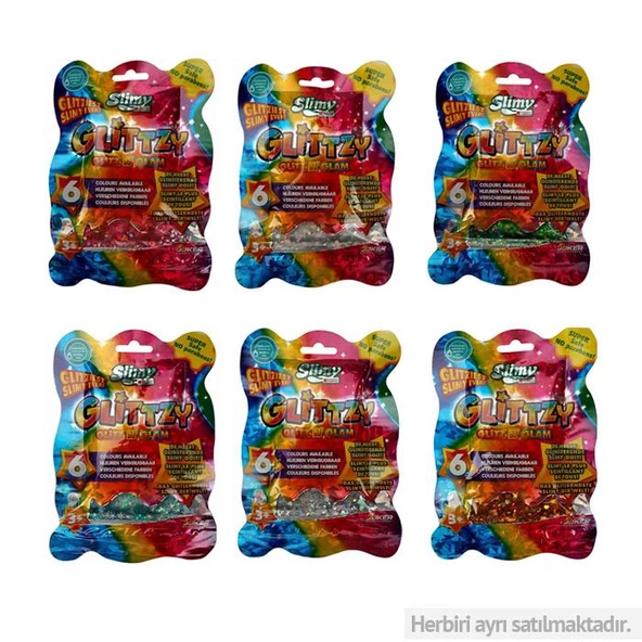 Slimy Glitzy 90 Gr 10 Renk- 34025 - Resim 2