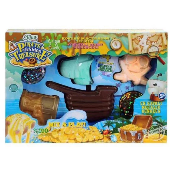 Slimy Korsan Temalı Kutulu Set - 33487