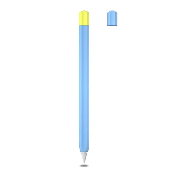 Apple Pencil 2 Nesil Koruma Kılıf Yumuşak Silikon Kaydırmaz Tam Koruma - 6