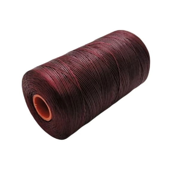 SRTfootcare Deri El Dikişi İçin Mumlu İplik 0,8 Mm 500mt (Leathercraft, Deri Hobi) - 7