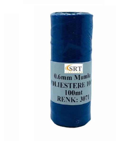 SRTfootcare Deri El Dikişi İçin Mumlu İplik 0,6 Mm 100mt (leathercraft, Deri Hobi) - 11