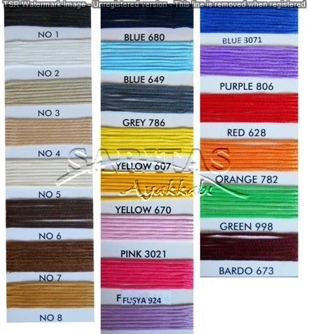 SRTfootcare Deri El Dikişi İçin Mumlu İplik 0,8 Mm 500mt (Leathercraft, Deri Hobi) - 2