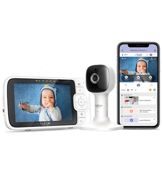 Hubble Nursery Pal Cloud Wifi 5 Dijital Bebek Kamerası HBL12