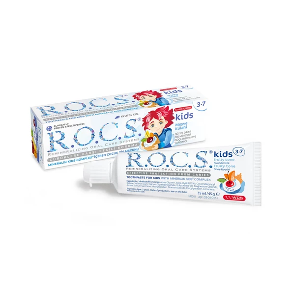 R.O.C.S.Kids Diş Macunu 3-7 Yaş 35 ml Meyve Külahı