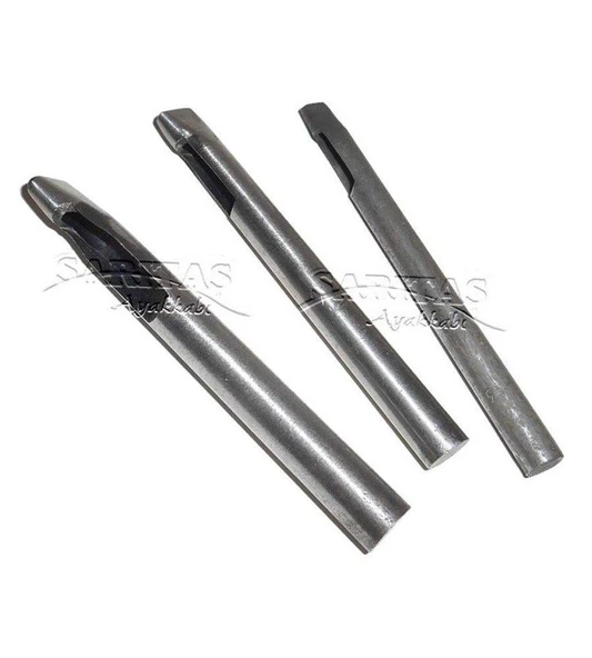 Elde Vurma Yassı Deri Delik Zımbası, Kemer Delik Zımbası 3 mm - Resim 2