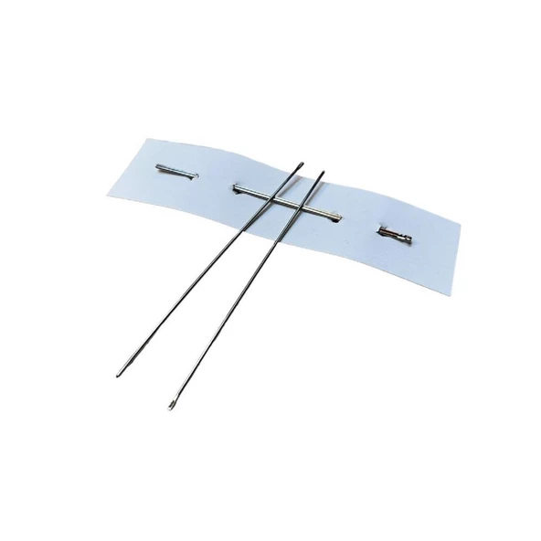 Kör Uçlu Saraç iğnesi, Deri Dikiş İğnesi 2 Adet Deri El Aleti - 11