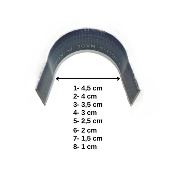 Kemer Ucu Kesme Bıçağı Set Deri El Aleti - Resim 10
