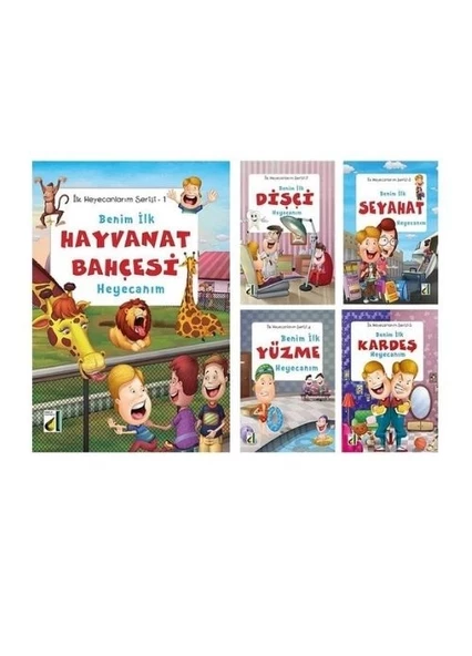 Damla Yayınevi Benim İlk Heyecanlarım Serisi 5 Kitap Takım