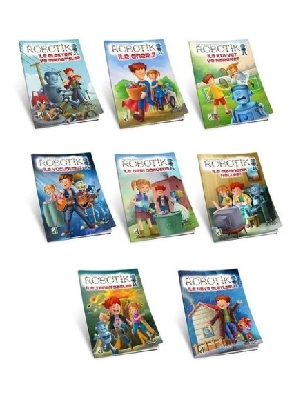 Damla Yayınevi Robotik 8 Kitap Set