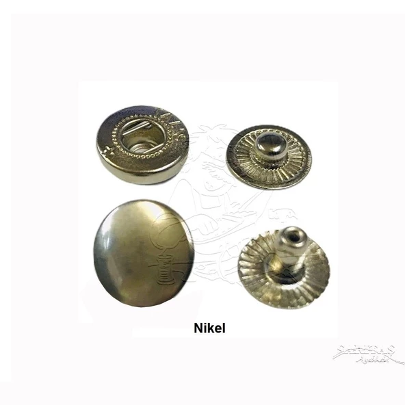 TOPTAN Metal Çıtçıt 61 no Alfa 720 Adet (Leathercraft, Deri Hobi) - 6