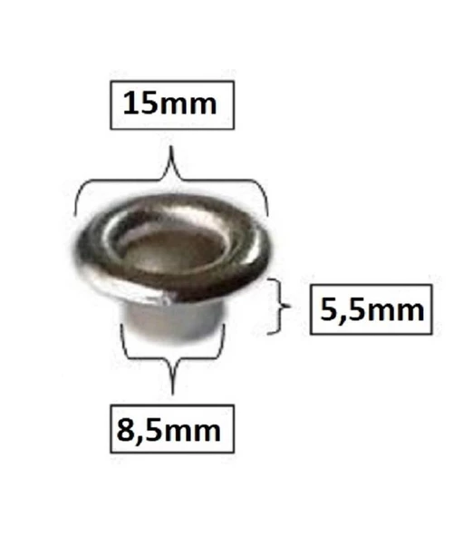 TOPTAN Kuşgözü 5 no 1000 Adet (Alt Pul Dahil Değildir) - 9
