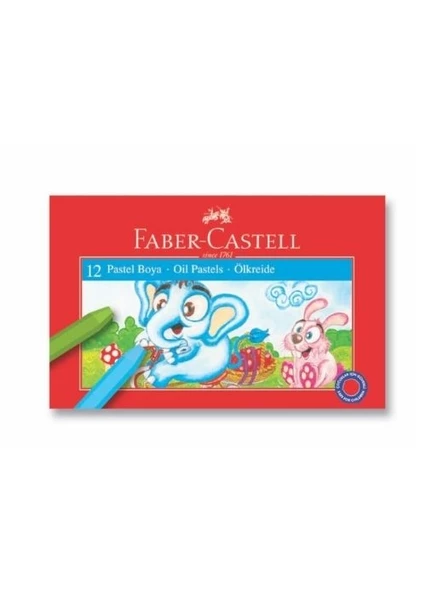 Faber Castel Karton Kutu Pastel Boya12 Li