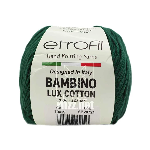 Etrofil Bambino Lux Cotton 70429 Zümrüt - 2