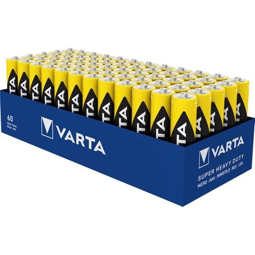 Varta 60 Adet İnce Pil Aaa Superlife Çinko Karbon Kumanda Pili