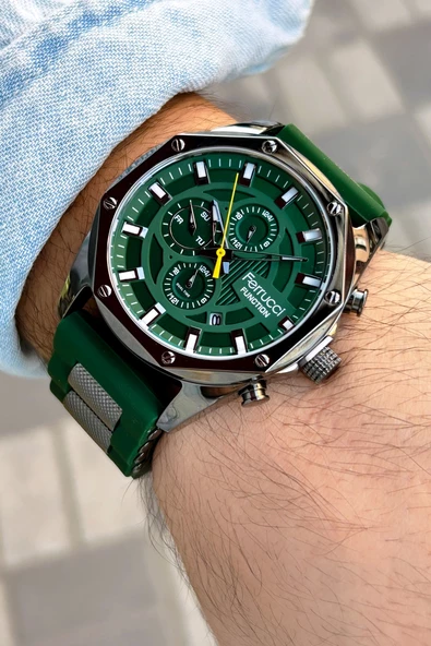 Ferrucci Function FCF14521FS.04 Silikon Erkek Kol Saati - 4
