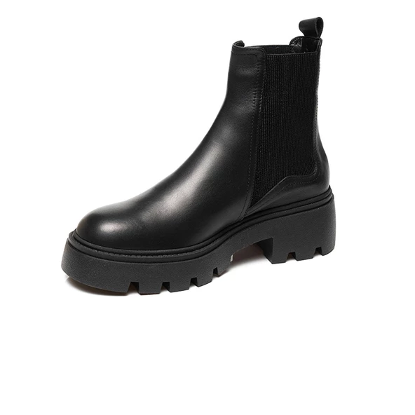 Greyder 57591 Kadın Siyah Hakiki Deri Chelsea Bot - 2