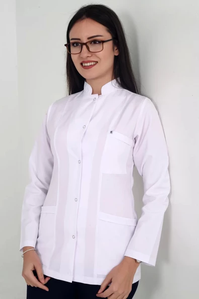 Ceket Boy Hakim Yaka Doktor Öğretmen Laboratuvar Önlüğü - 4