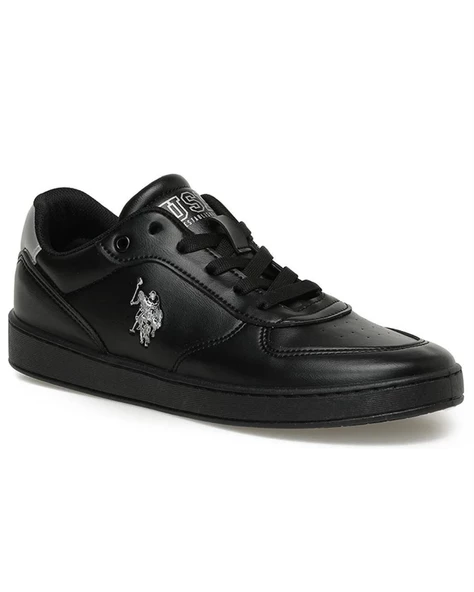U.s. Polo Assn. Blake 3Pr Kadın Siyah-Gümüş Sneaker Ayakkabı
