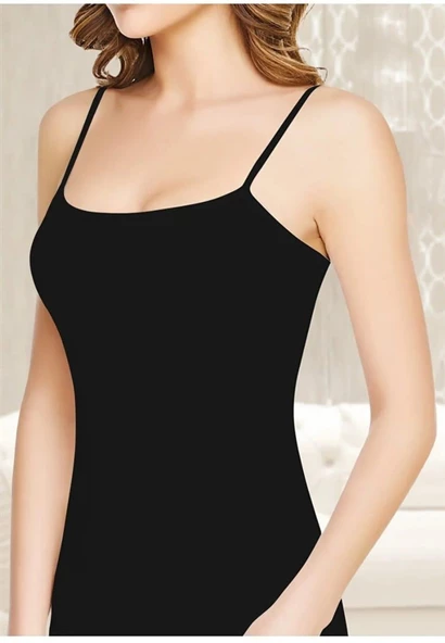 TUTKU 0146 BAYAN ELASTAN İP ASKILI ATLET 3 ADET ürün görseli