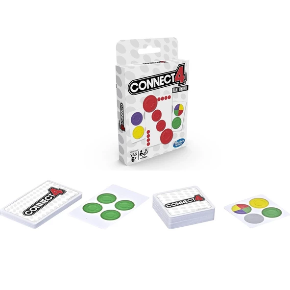 Connect 4 Kart Oyunu Hasbro Lisanslı Oyun - 3