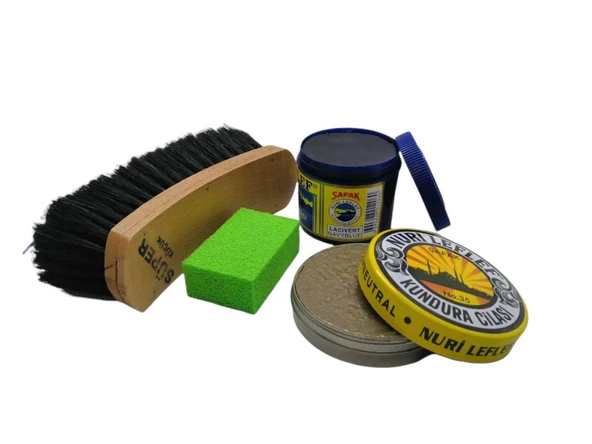 Leflef 4 lü Ayakkabı Bakım Seti Ekstra - Resim 11