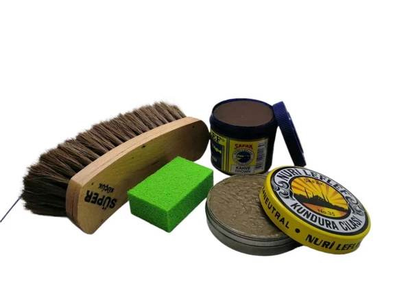 Leflef 4 lü Ayakkabı Bakım Seti Ekstra - Resim 7