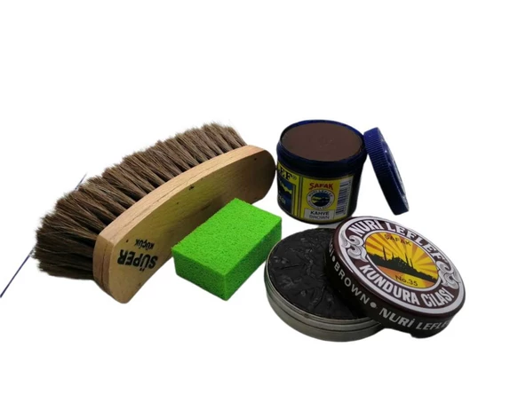 Leflef 4 lü Ayakkabı Bakım Seti Ekstra - Resim 6