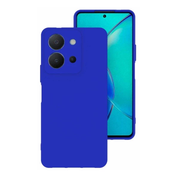 Vivo Y36 Kılıf Kamera Korumalı Silikon Rubber Arka Kapak - 6