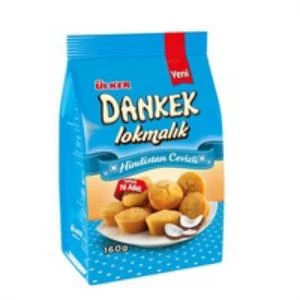 Ülker Dankek Lokmalık Hindistan Cevizli 160 gr 8'li - 2