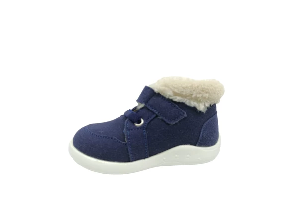 Vicco Tinky Kürklü Erkek Bebek Ilk Adım Lacivert Günlük Ayakkabı - Resim 3