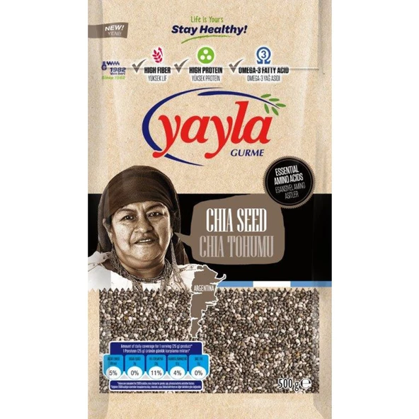 Yayla 500 Gr Gurme Chia Tohumu