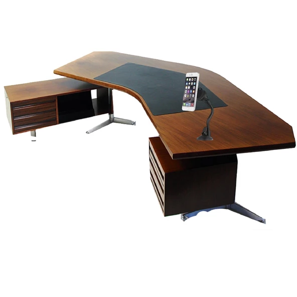 Araba Araç İçi Oto Ofis Ev Masa Mıknatıslı Kuğu Boynu Manyetik Vantuzlu Telefon Tutucu - 2