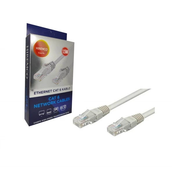 Hiremco 1.5M Cat6 Network Ethernet Kablo