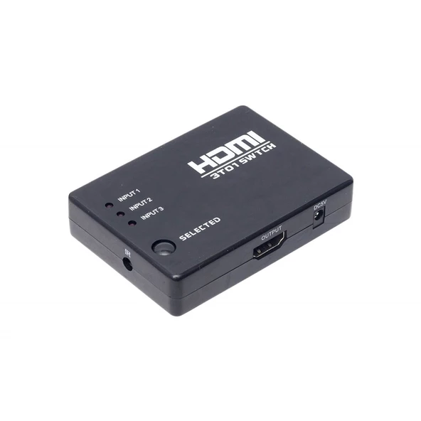 Powermaster 3 Giriş 1 Çıkış HDMI Switcher Toplayıcı PM-6853