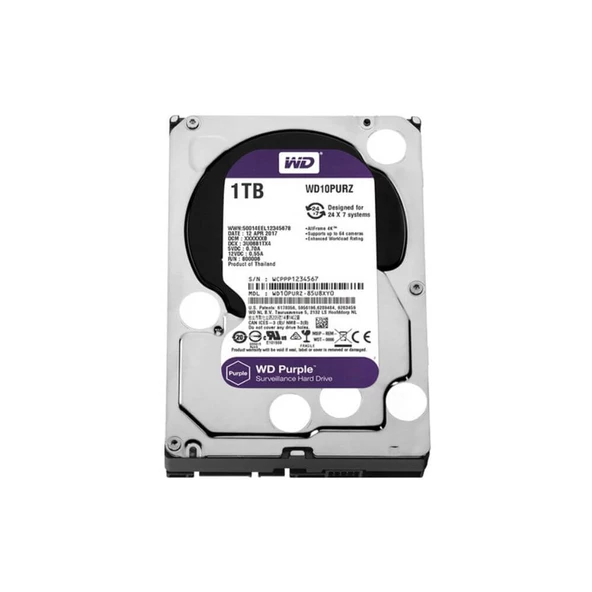 Western Digital 1 TB 3.5'' Sata III 6Gbit/s 64MB Hard Disk