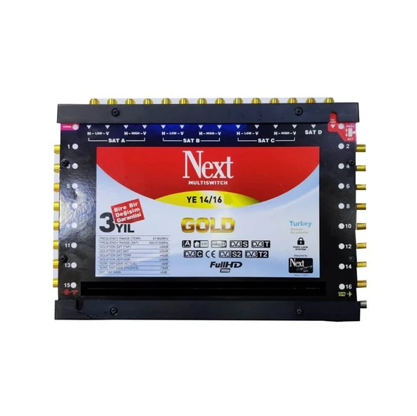 Next YE-14/16 Sonlu Uydu Santral MultiSwitch